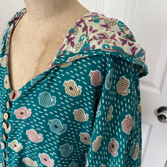 NEW Kantha Bae Hooded Tunic- Fully reversible - Picture 3 of 13